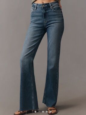 Anthropologie PAIGE Laurel Canyon 32 High-Rise Bootleg Jeans